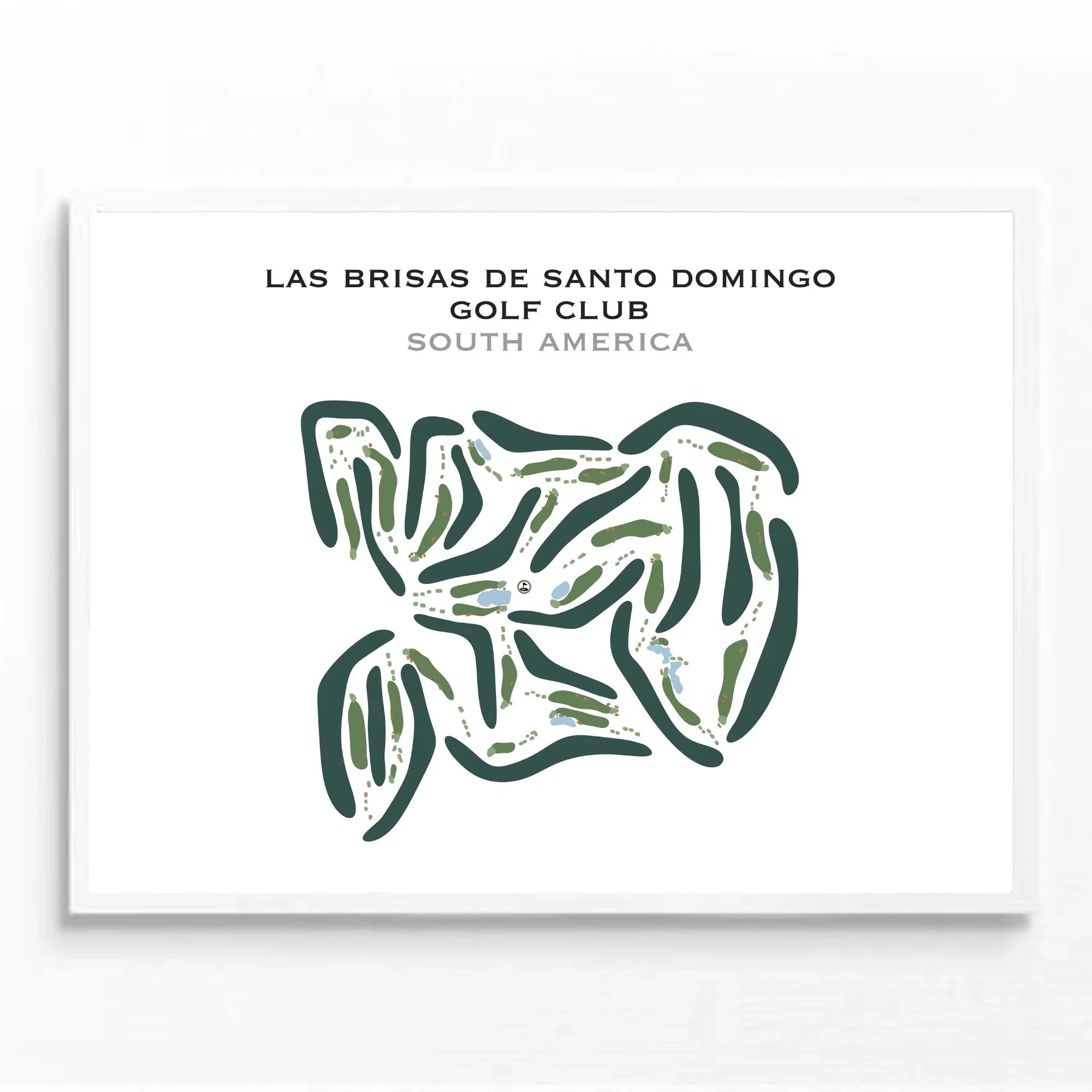 Las Brisas de Santo Domingo Golf Club, South America - Printed Golf Courses