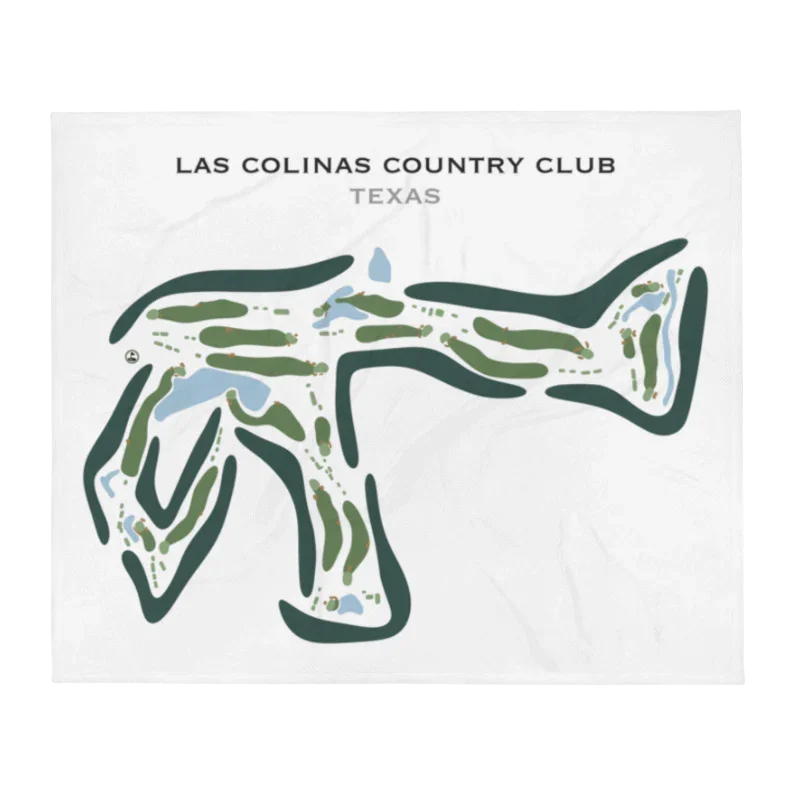 Las Colinas Country Club, Texas - Printed Golf Courses