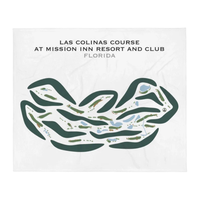 Las Colinas Course at Mission Inn Resort & Club, Florida - Printed Golf Courses