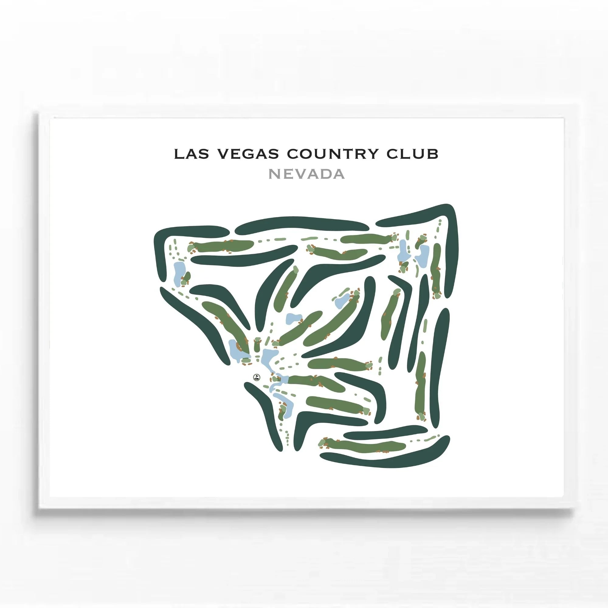Las Vegas Country Club, Nevada - Printed Golf Courses