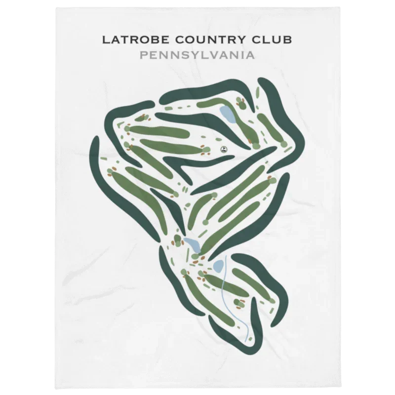 Latrobe Country Club, Pennsylvania - Printed Golf Courses