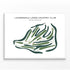 Lauderdale Lakes Country Club, Wisconsin - Printed Golf Courses