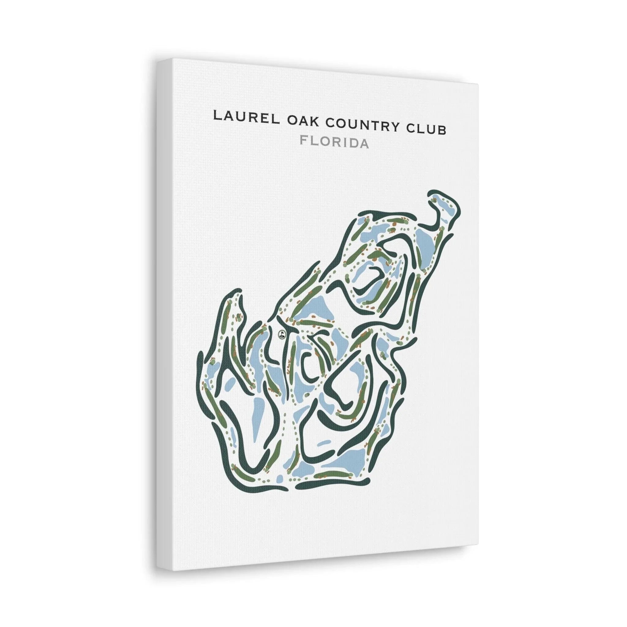 Laurel Oak Country Club, Florida - Printed Golf Courses