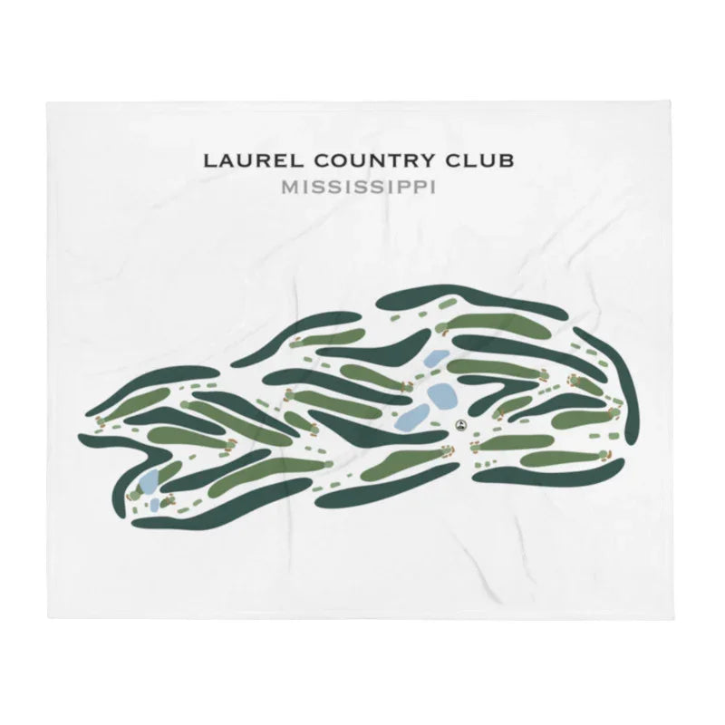 Laurel Country Club, Mississippi - Printed Golf Course