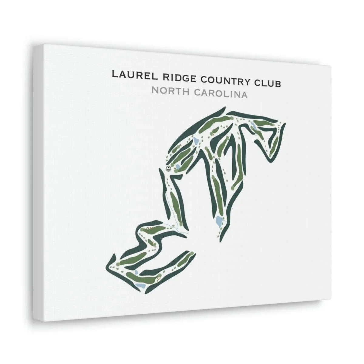 Laurel Ridge Country Club, North Carolina - Printed Golf Courses