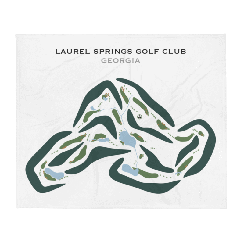 Laurel Springs Golf Club, Georgia - Printed Golf Courses