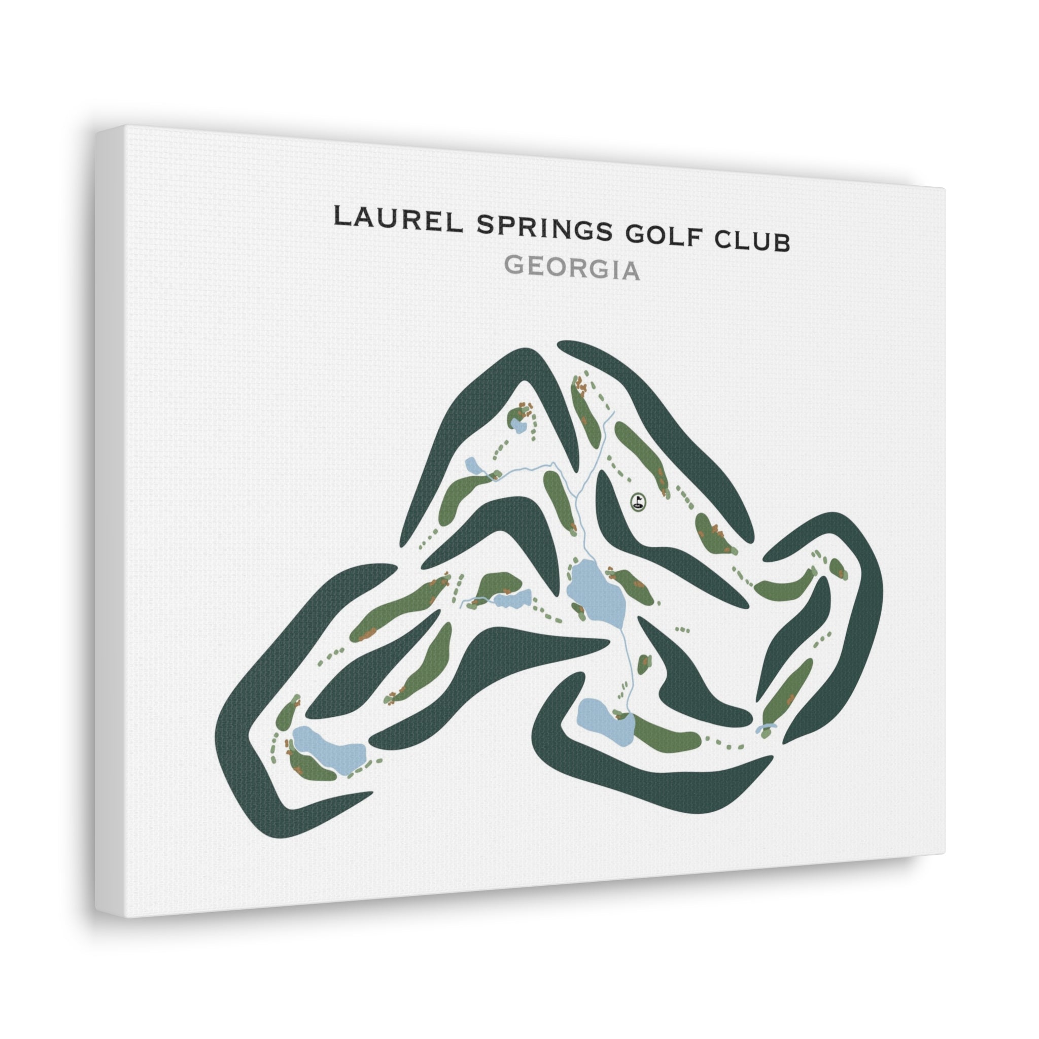 Laurel Springs Golf Club, Georgia - Printed Golf Courses