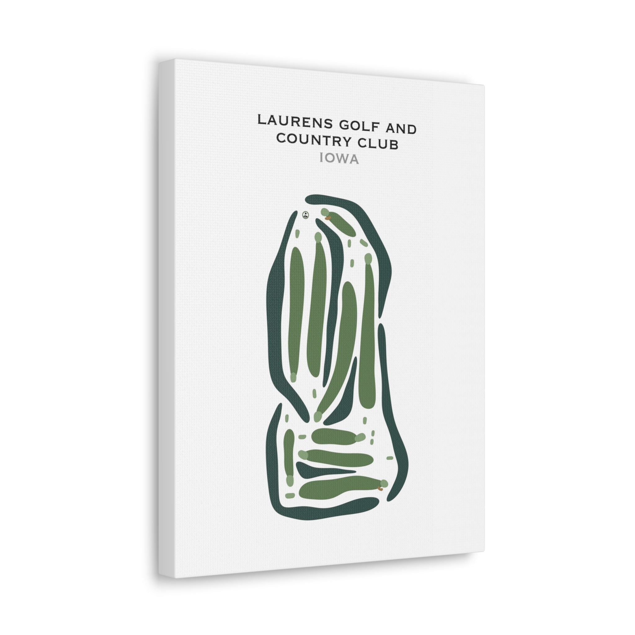 Laurens Golf & Country Club, Iowa - Printed Golf Courses