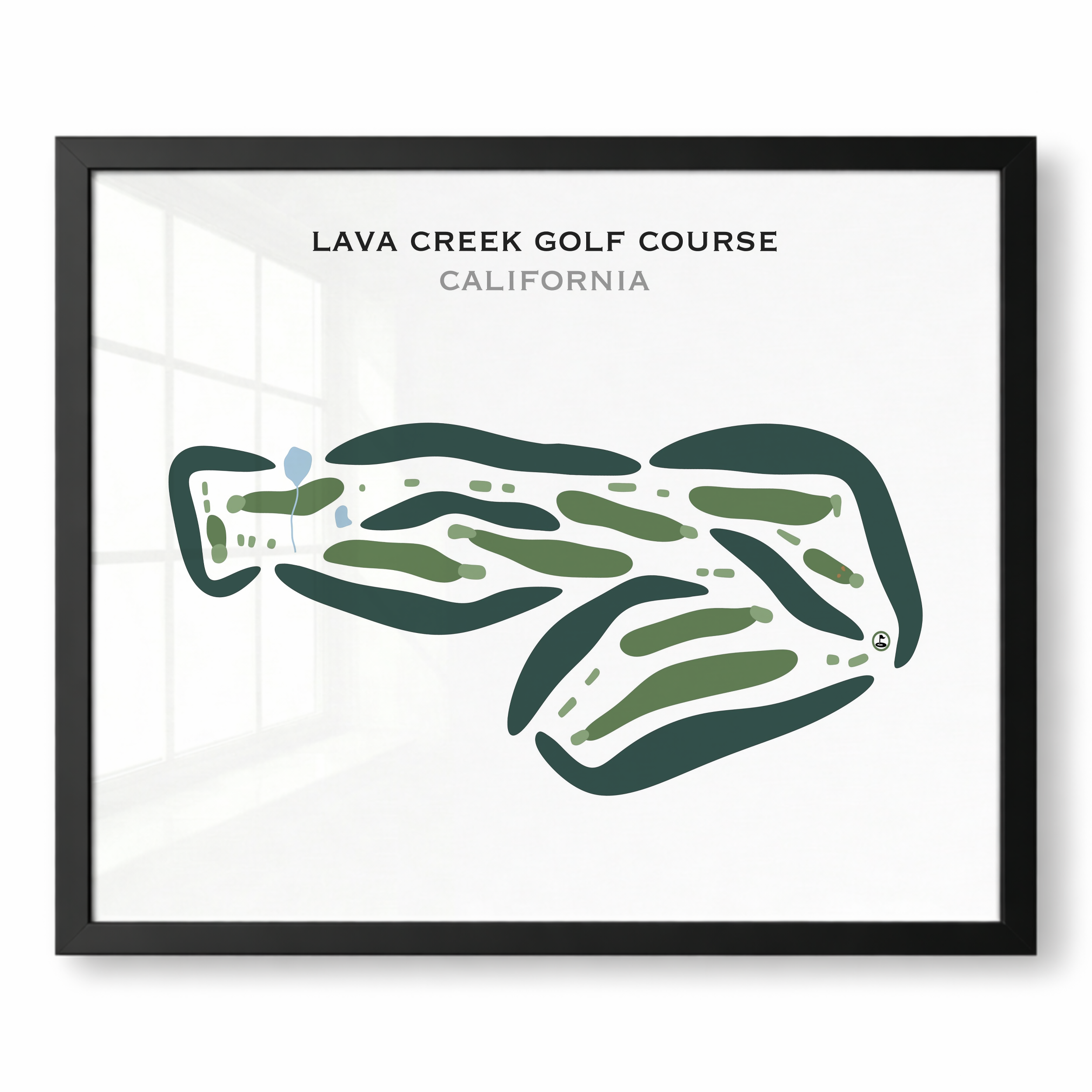Lava Creek Golf Course, California - Printed Golf Courses