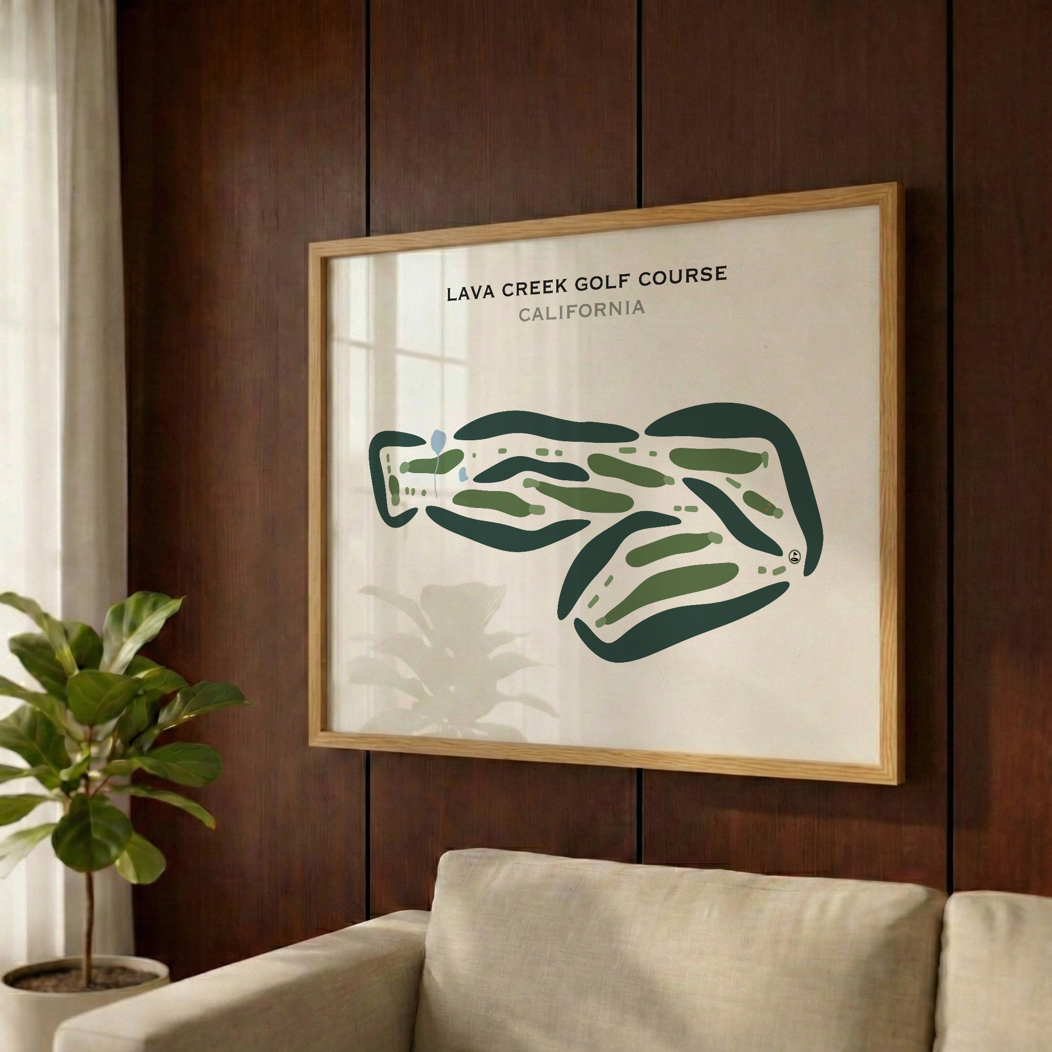 Lava Creek Golf Course, California - Printed Golf Courses
