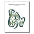 Lawrence Country Club, Kansas - Printed Golf Courses