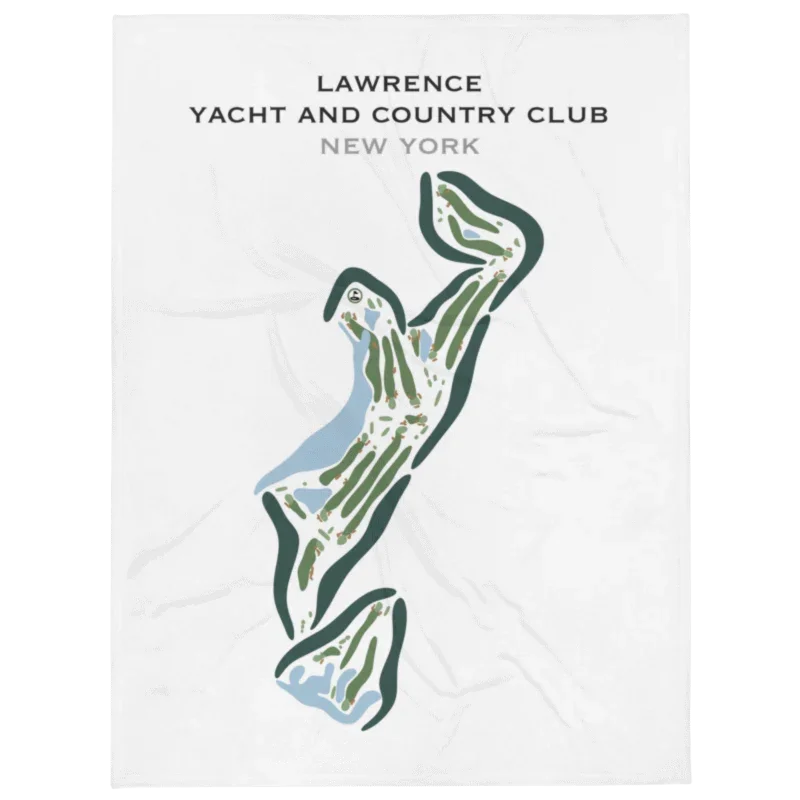 Lawrence Yacht and Country Club, New York - Printed Golf Courses