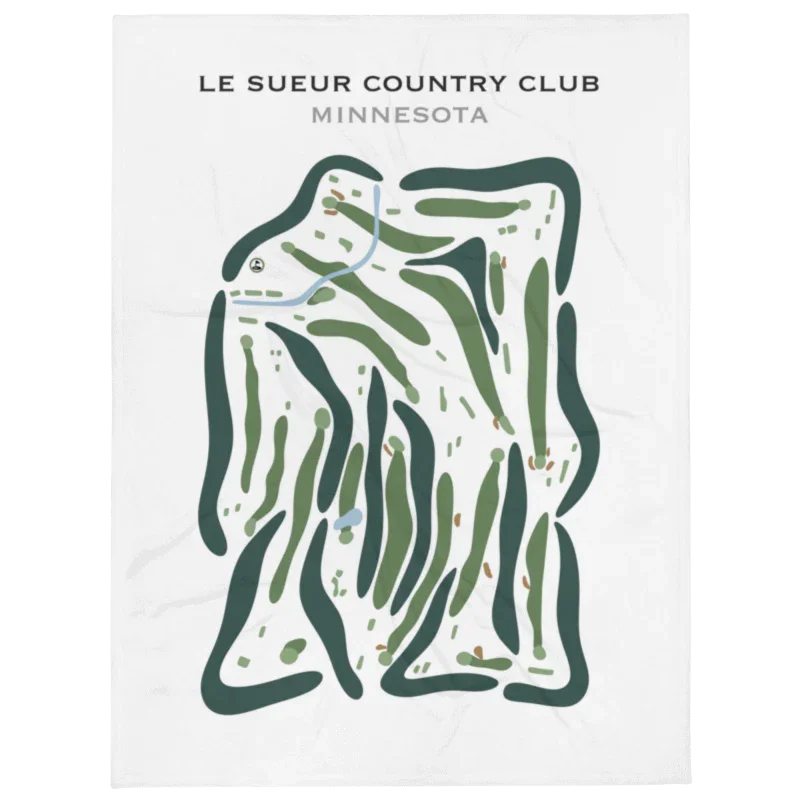 Le Sueur Country Club, Minnesota - Printed Golf Courses
