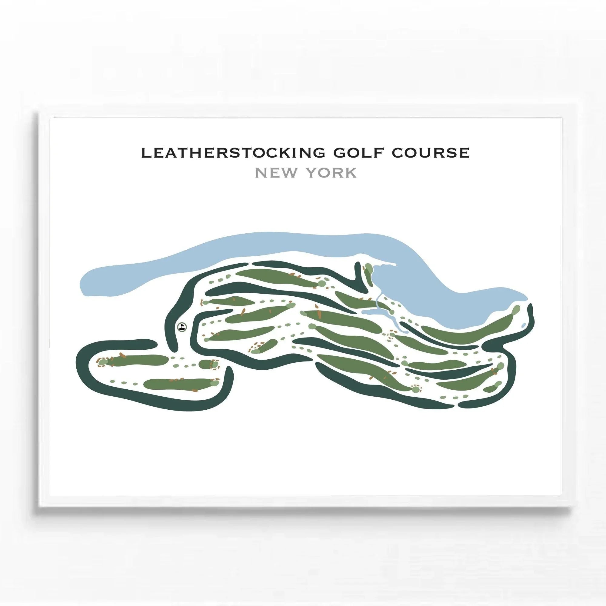 Leatherstocking Golf Course, New York - Printed Golf Courses