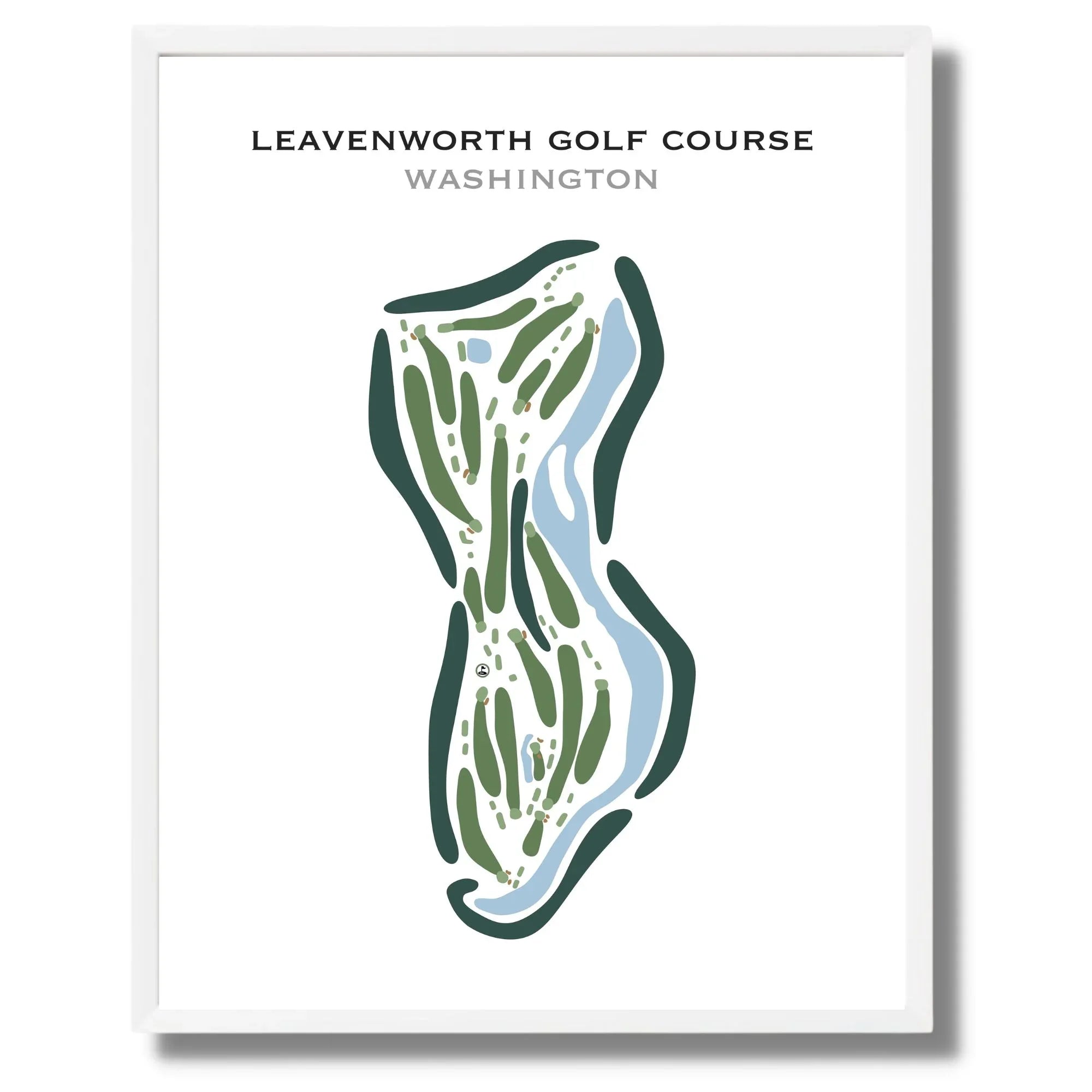 Leavenworth Golf Course, Washington - Printed Golf Courses