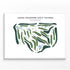 Ledge Meadows Golf Course, Michigan - Printed Golf Course