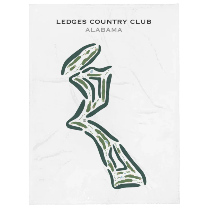 Ledges Country Club, Alabama - Printed Golf Courses