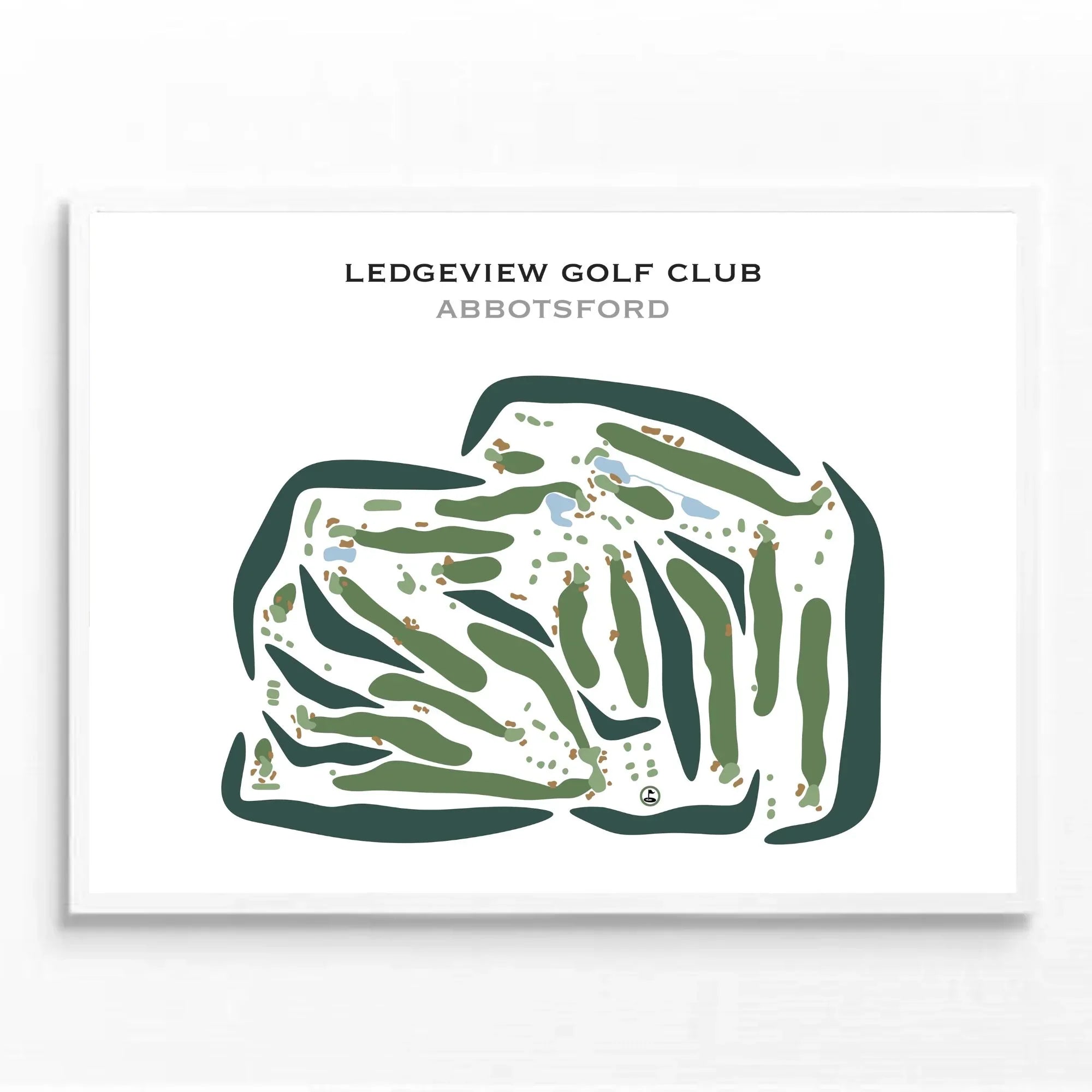 Ledgeview Golf Club, Abbotsford, Canada - Printed Golf Courses