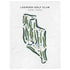 Leewood Golf Club, New York - Printed Golf Course