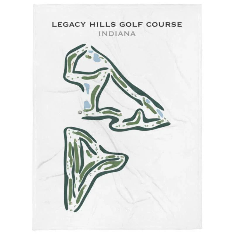 Legacy Hills Golf Course, Indiana - Printed Golf Courses