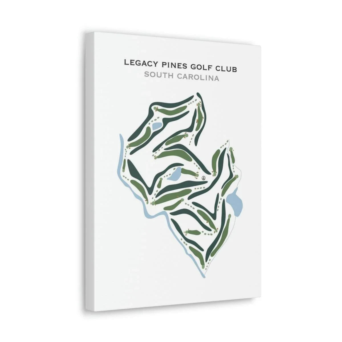 Legacy Pines Golf Club, South Carolina - Printed Golf Courses