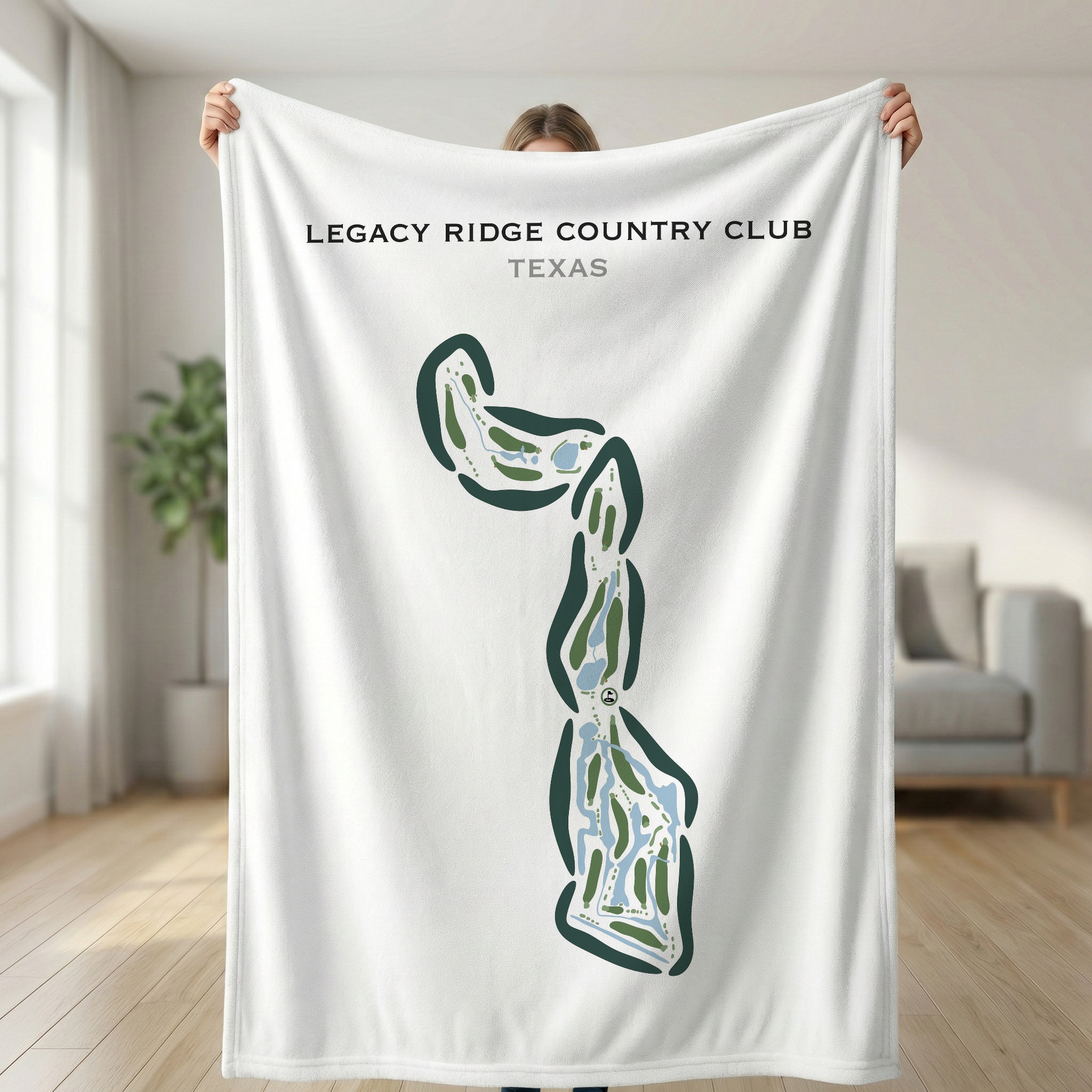 Legacy Ridge Country Club, Texas - Printed Golf Courses