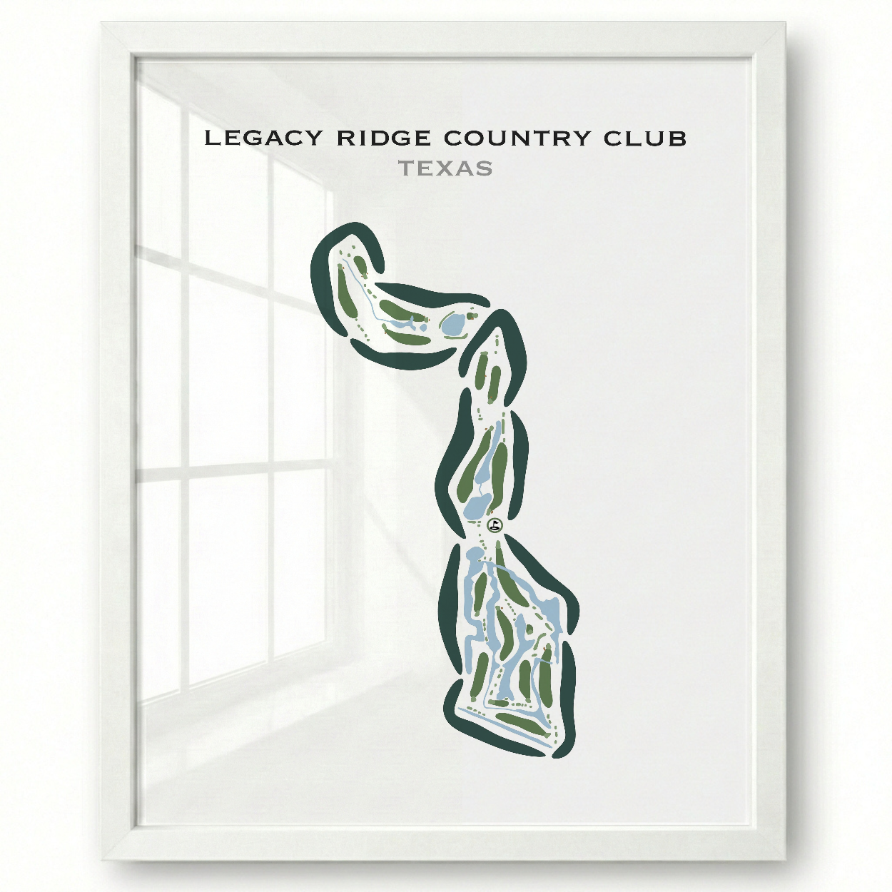 Legacy Ridge Country Club, Texas - Printed Golf Courses