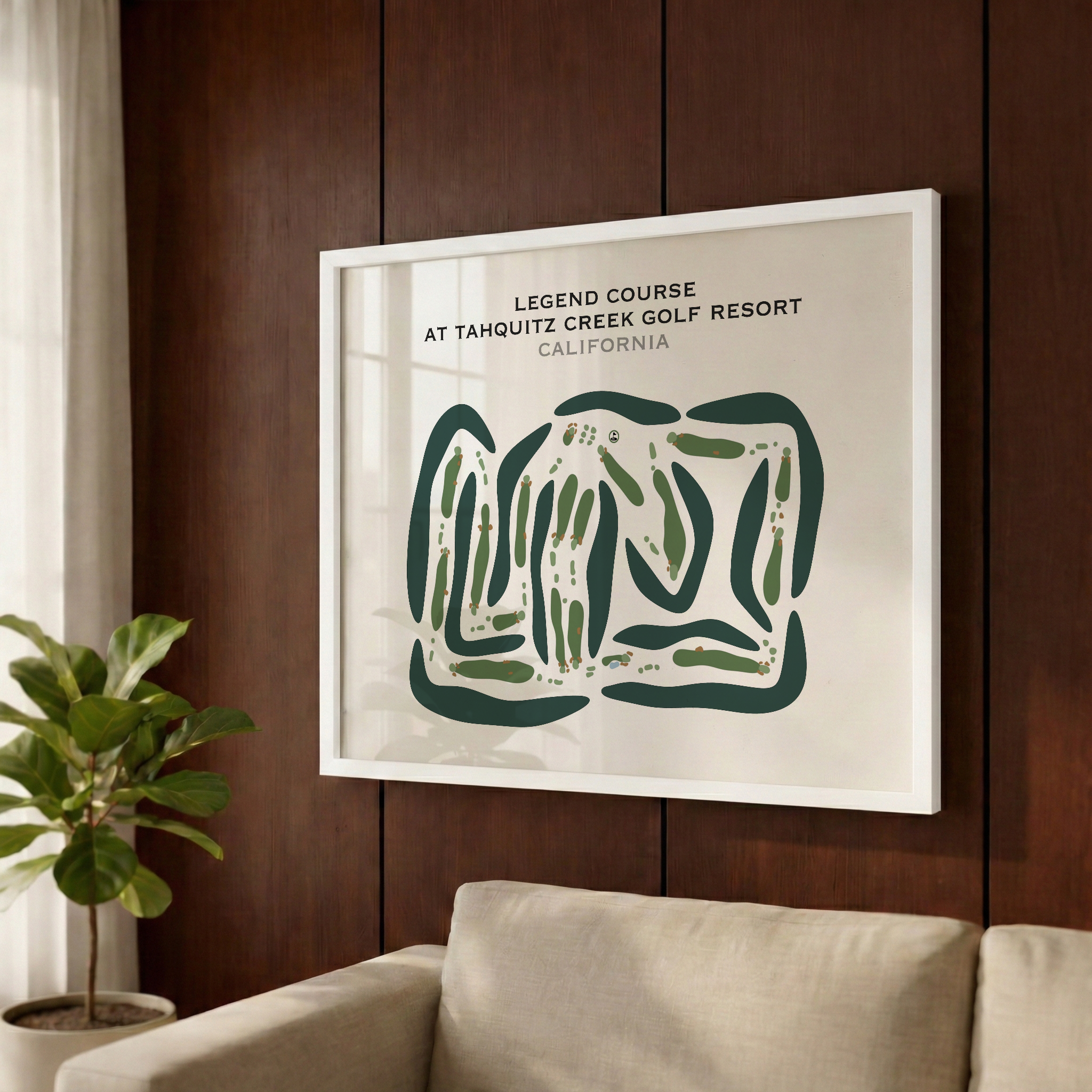 Legend at Tahquitz Creek Golf Resort, California - Printed Golf Courses