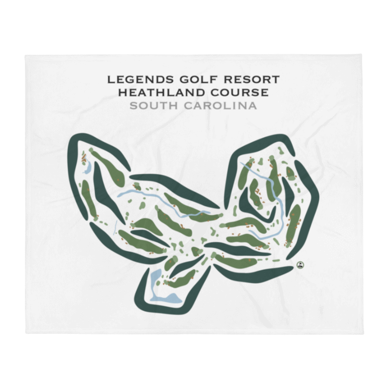 Legends Golf Resort - Heathland Course, South Carolina - Printed Golf Courses