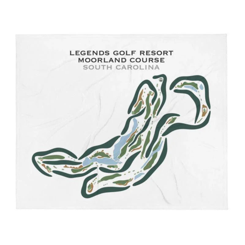 The Legends Golf Resort - Moorland Course, South Carolina - Printed Golf Courses