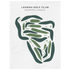 Lehman Golf Club, Pennsylvania - Printed Golf Courses