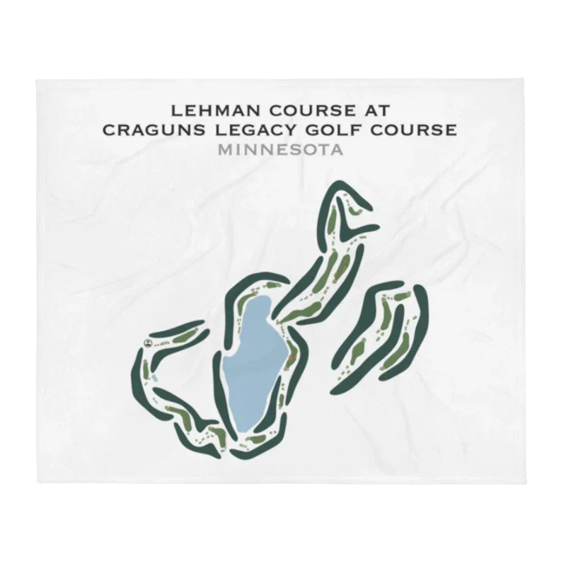 Lehman Course At Cragun's, The Legacy Course, Minnesota - Printed Golf Courses