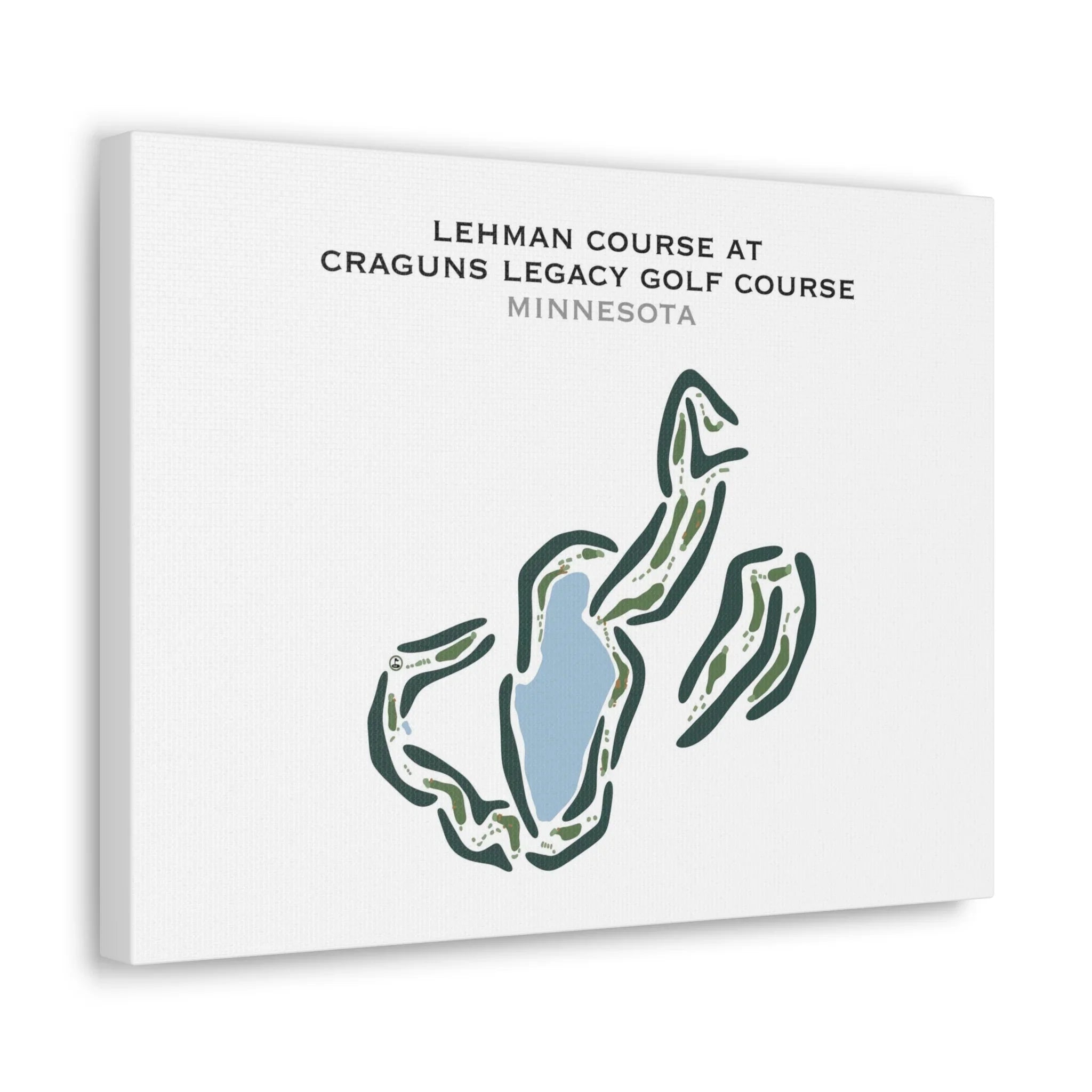 Lehman Course At Cragun's, The Legacy Course, Minnesota - Printed Golf Courses