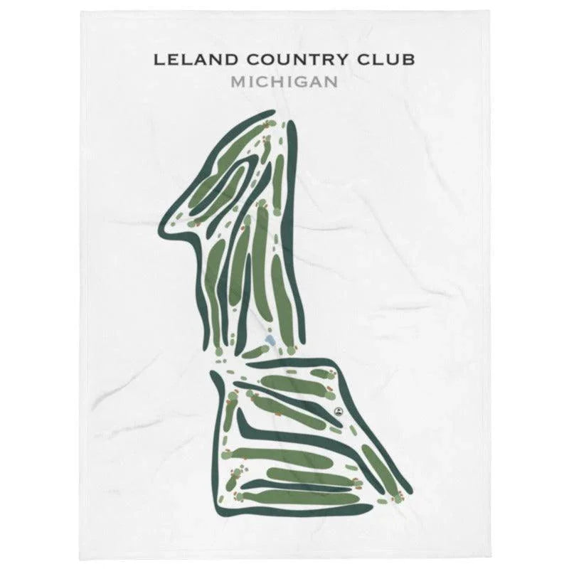 Leland Country Club, Michigan - Printed Golf Course