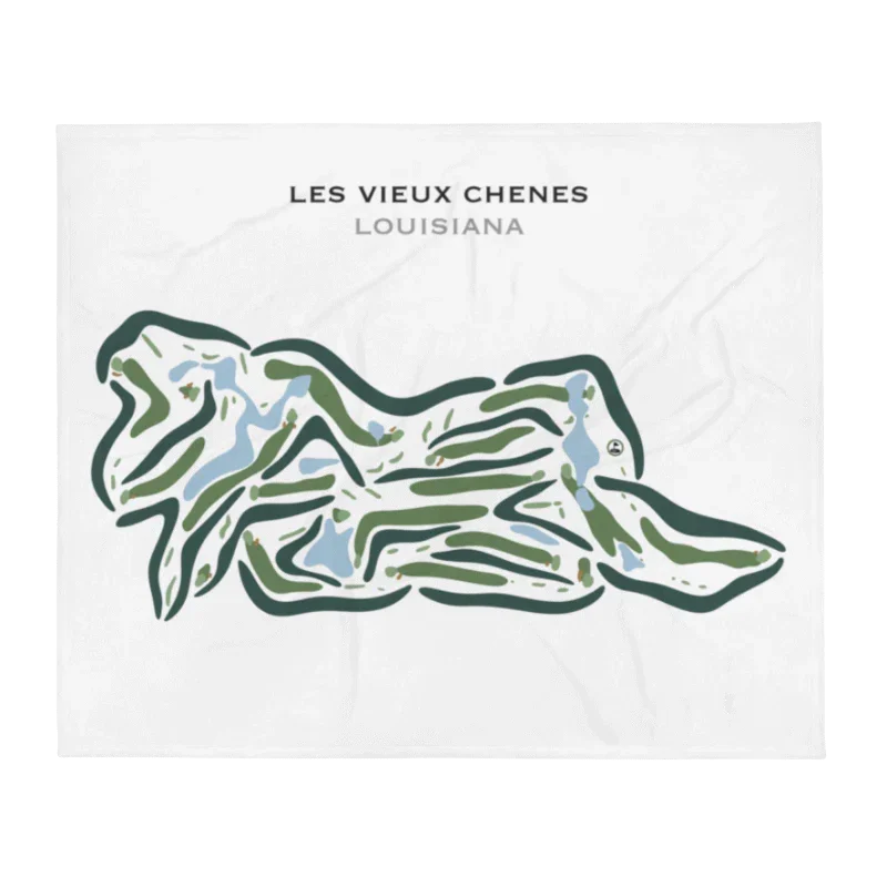 Les Vieux Chenes, Louisiana - Printed Golf Courses