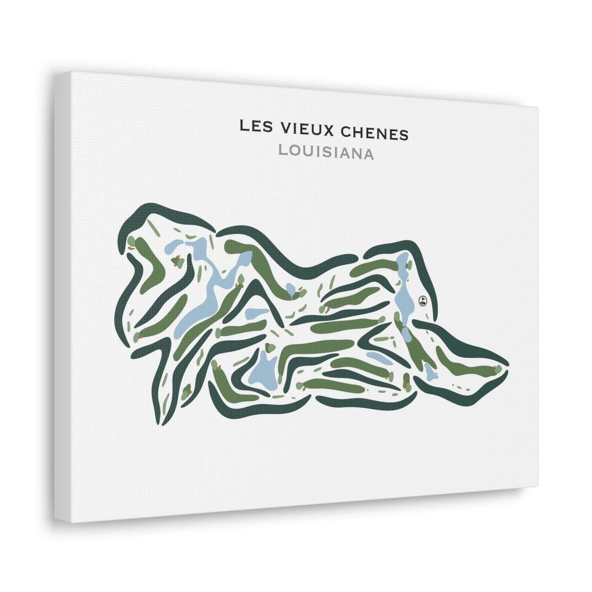 Les Vieux Chenes, Louisiana - Printed Golf Courses