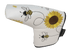 Let It Bee Embroidered Blade Putter Cover by ReadyGOLF