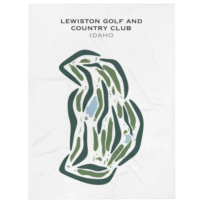 Lewiston Golf and Country Club, Idaho - Printed Golf Courses
