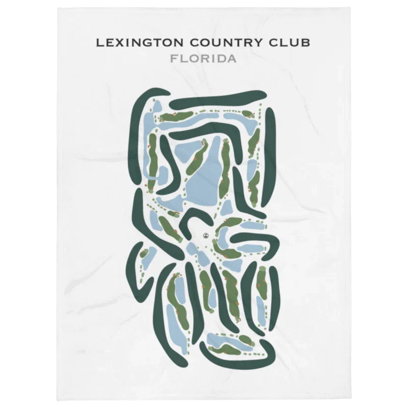Lexington Country Club, Florida - Printed Golf Courses
