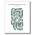 Lexington Country Club, Florida - Printed Golf Courses