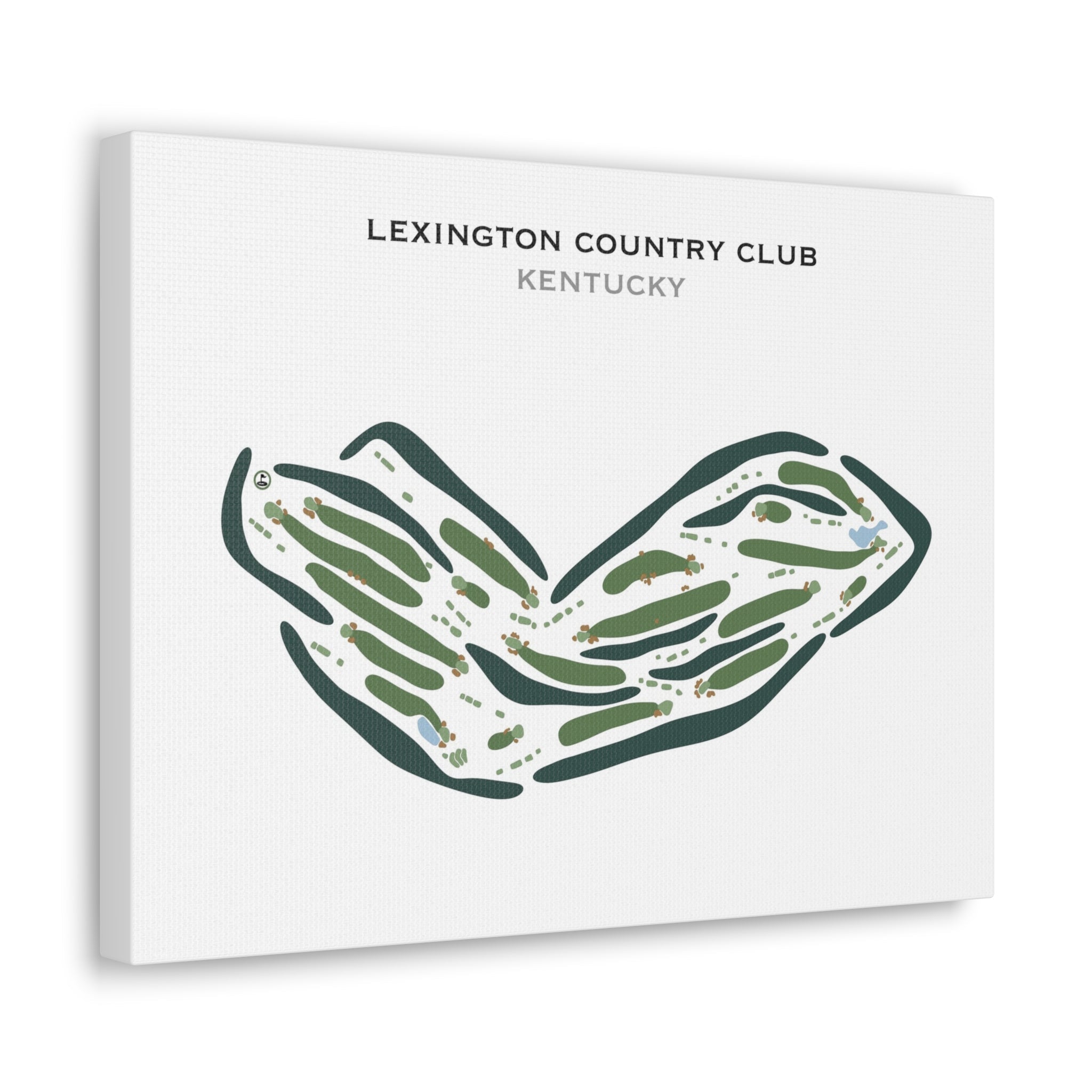 Lexington Country Club, Kentucky - Printed Golf Courses