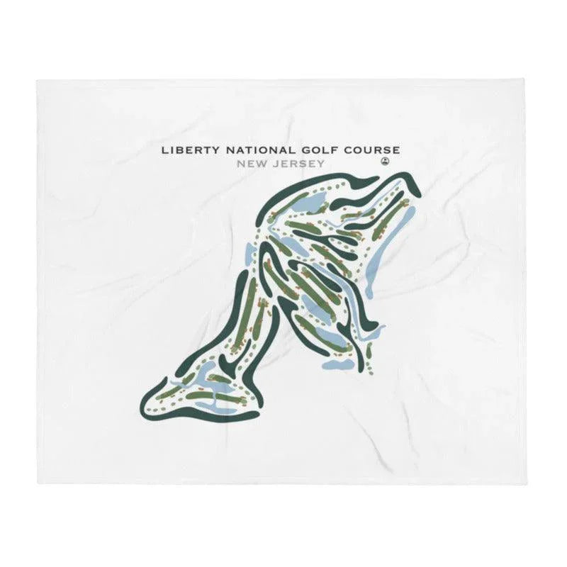 Liberty National Golf Course, New Jersey - Printed Golf Courses