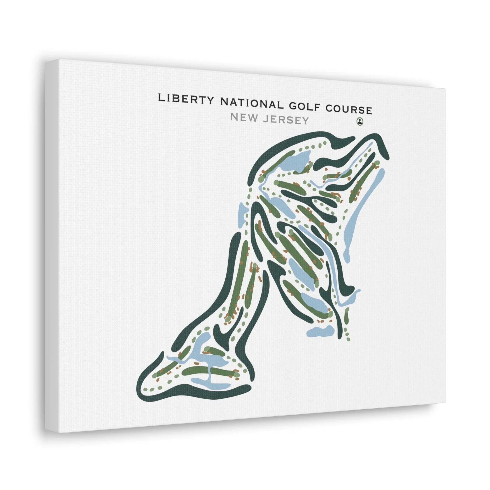 Liberty National Golf Course, New Jersey - Printed Golf Courses