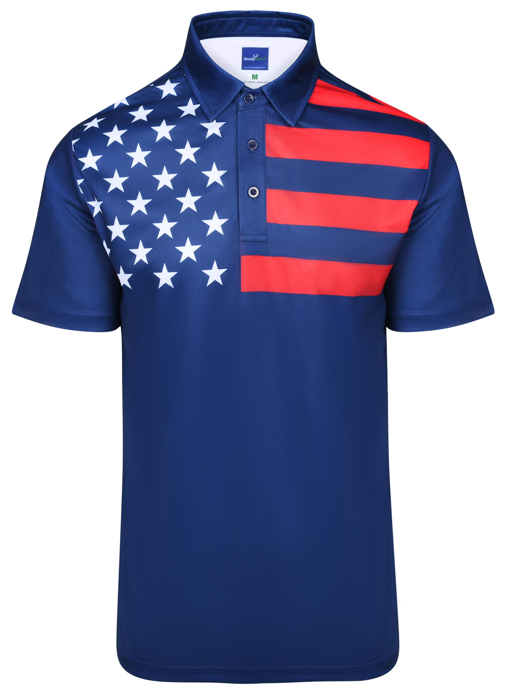 Liberty Mens Golf Polo Shirt by ReadyGOLF