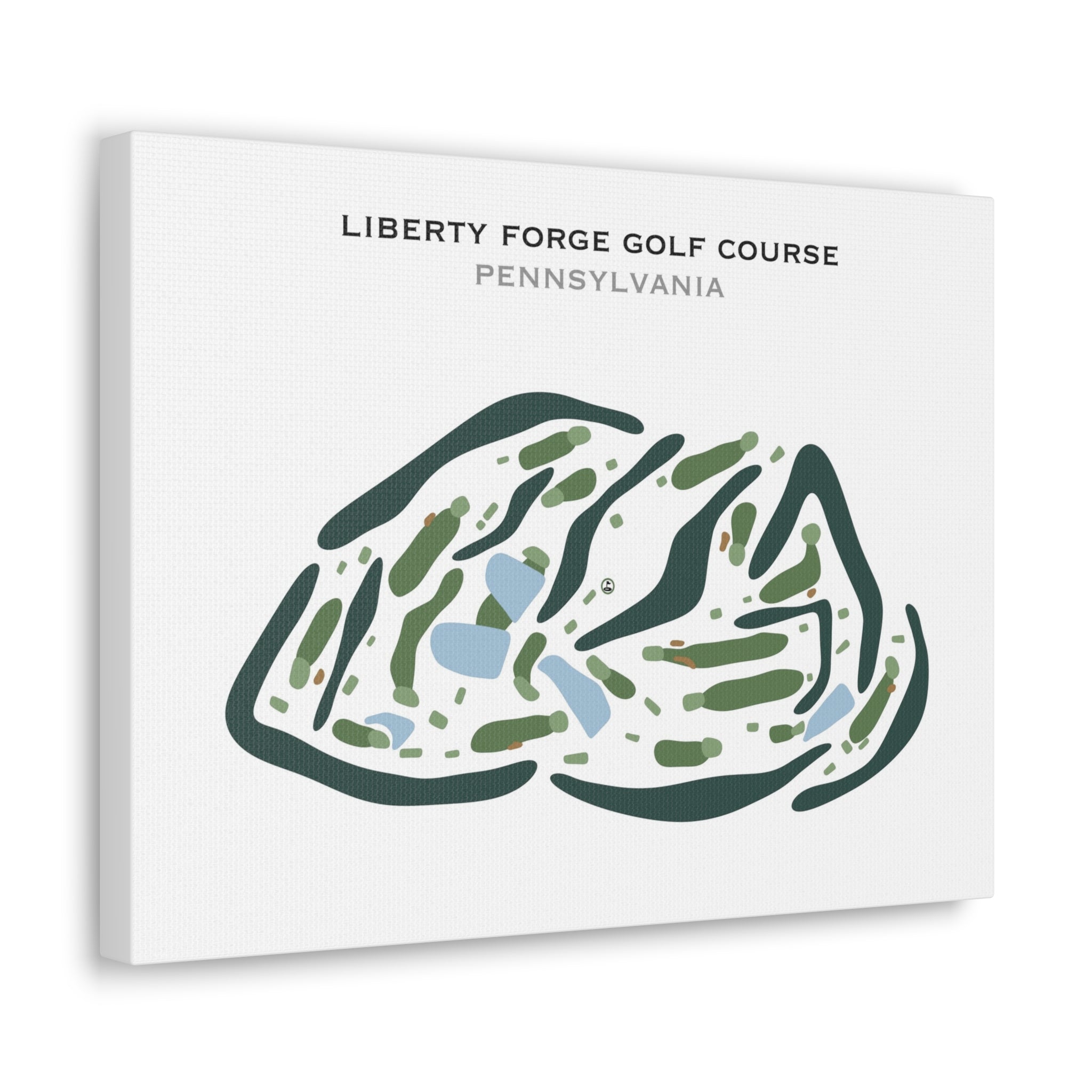 Liberty Forge Golf Course, Pennsylvania - Printed Golf Courses