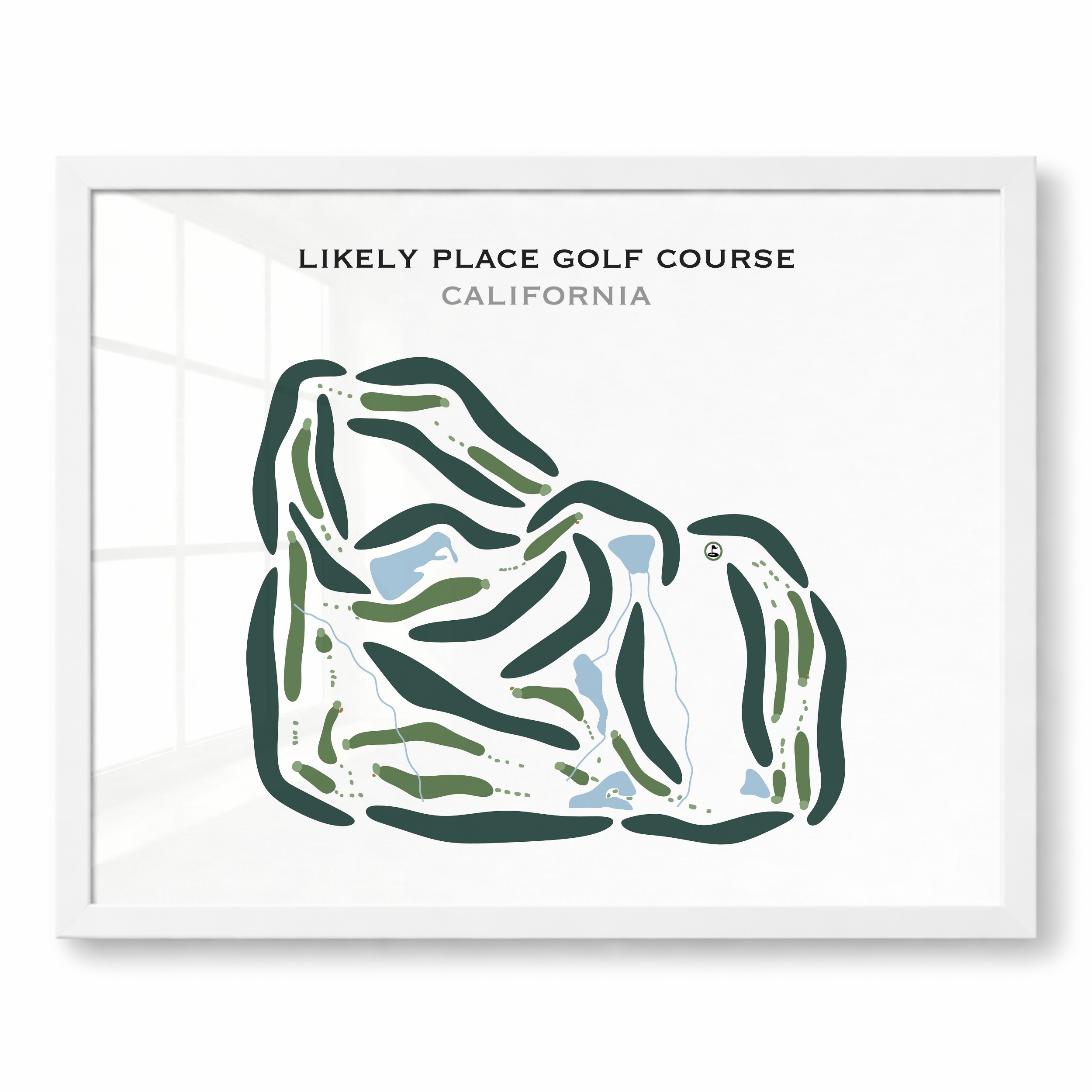 Likely Place RV & Golf, California - Printed Golf Courses