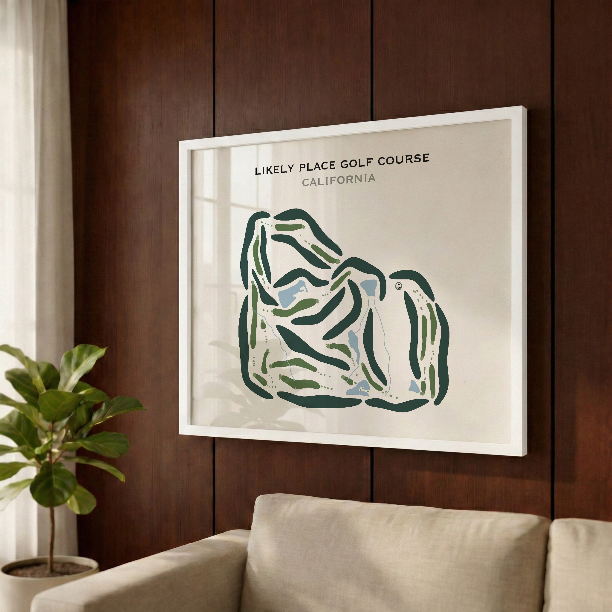 Likely Place RV & Golf, California - Printed Golf Courses