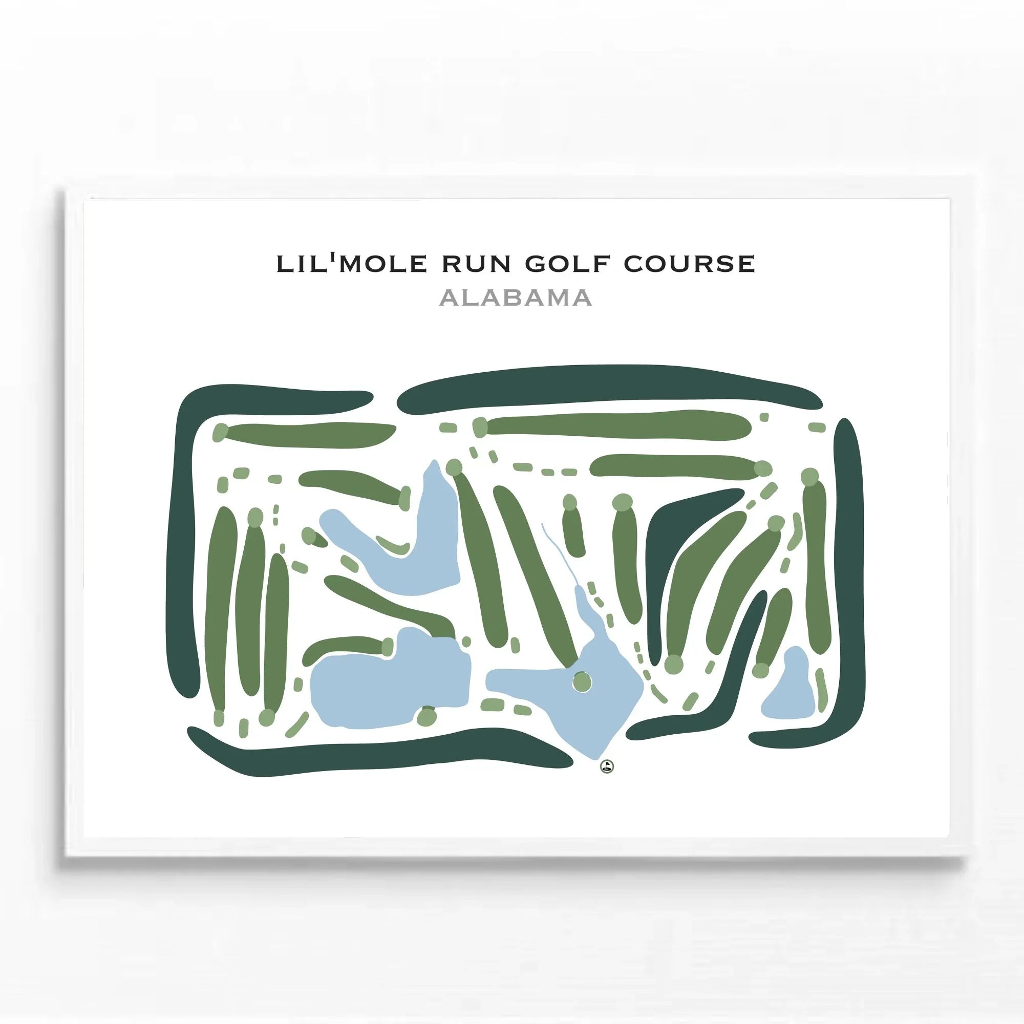 Lil' Mole Run Golf Course, Alabama - Printed Golf Courses