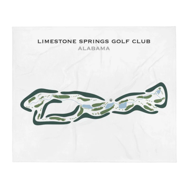Limestone Springs Golf Club, Alabama - Printed Golf Courses