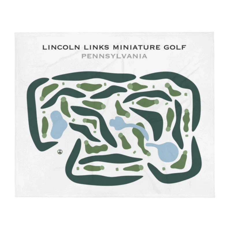 Lincoln Links Mini Golf, Pennsylvania - Printed Golf Courses